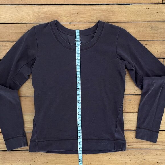 Patagonia Chocolate Brown Organic Cotton Crewneck Sweater, Size Small - Picture 6 of 7
